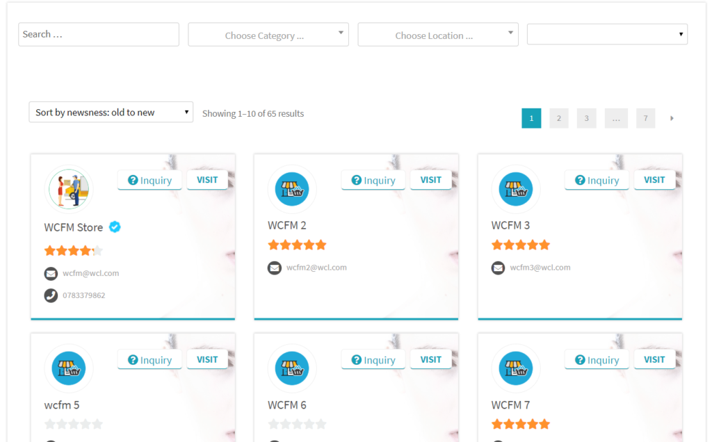 Store List | WCFM Documentation