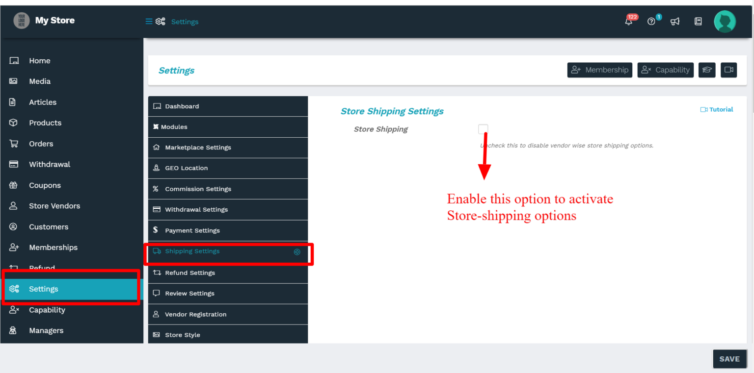Store Shipping | WCFM Documentation
