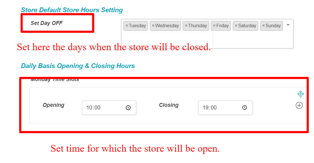 Store Hours | WCFM Documentation